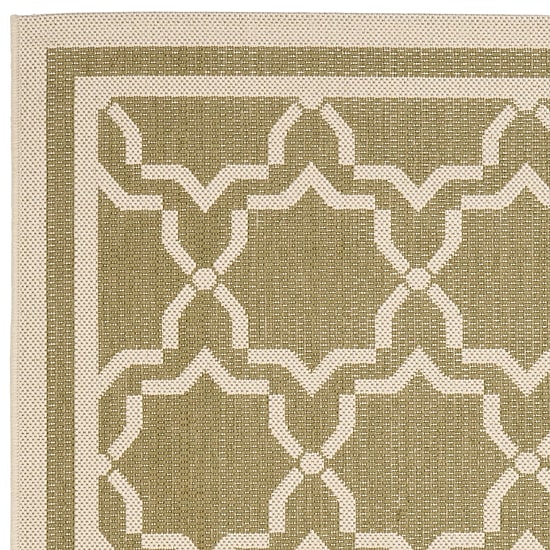 Safavieh Courtyard Collection Caymen Oriental Indoor/Outdoor Area Rug