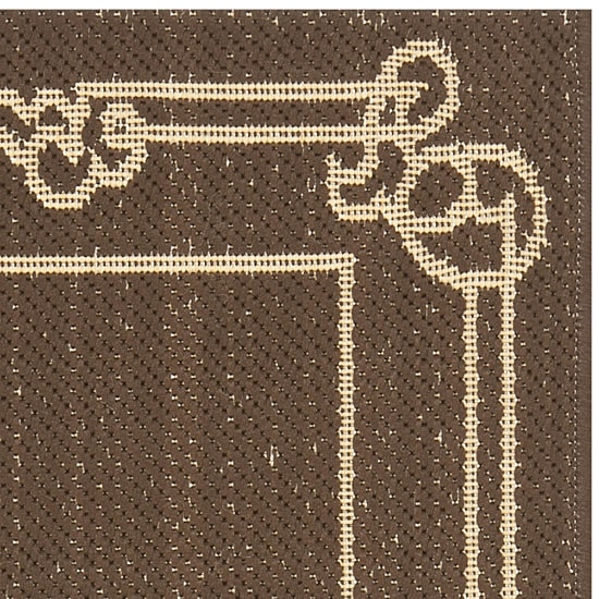 Safavieh Courtyard Collection Keane Oriental Indoor/Outdoor Area Rug