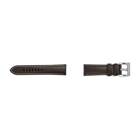 Samsung Galaxy 46 Mm Compatible Mens Brown Leather Watch Band Gp-R770breebad