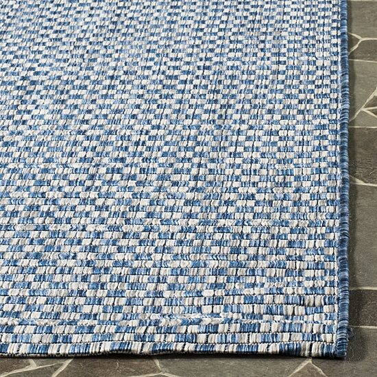 Safavieh Courtyard Collection Blanca Geometric Indoor/Outdoor Area Rug