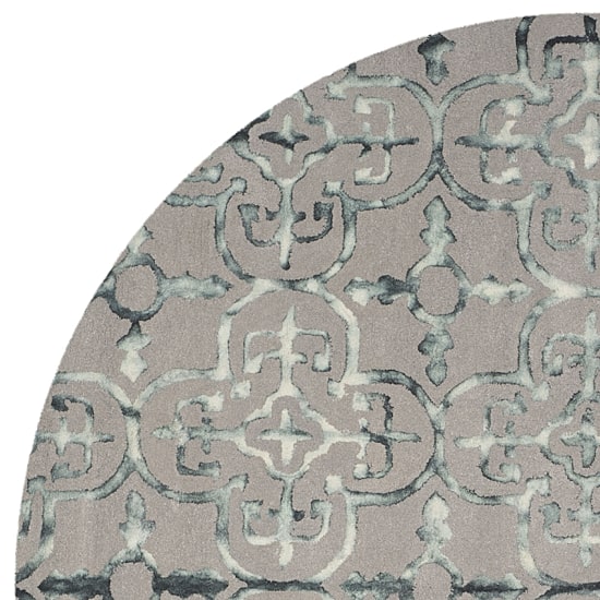 Safavieh Dip Dye Collection Danny Floral Round Area Rug
