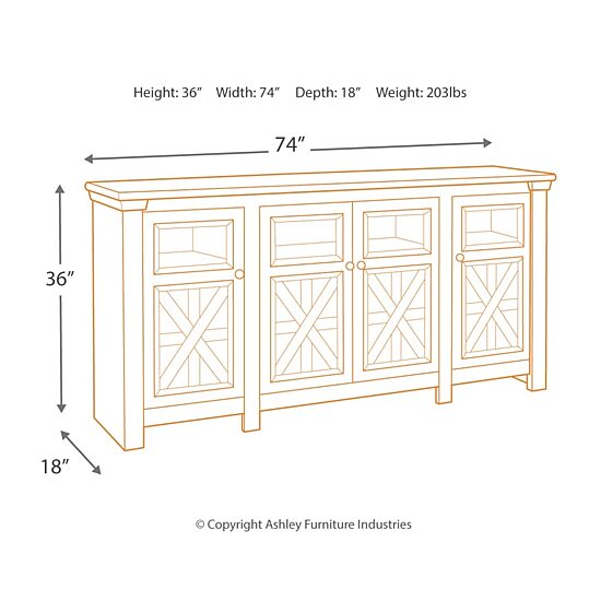 Signature Design by Ashley® Roanoke TV Stand
