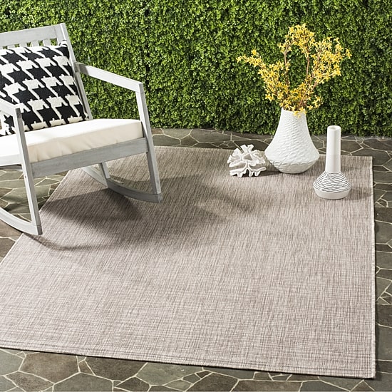 Safavieh Courtyard Collection Dallas Stripe Indoor/Outdoor Area Rug