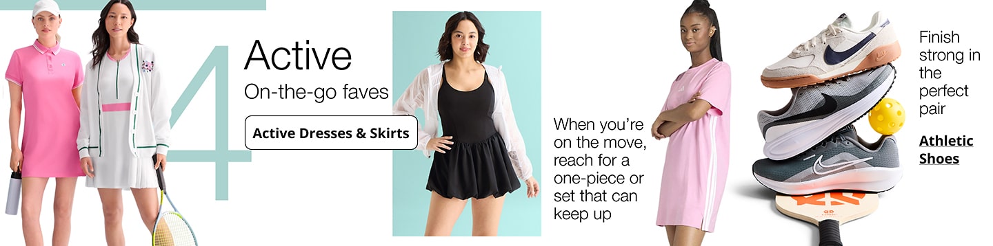 Active Dresses and Skirts