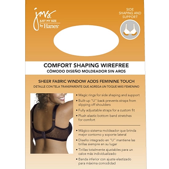 Just My Size Multi-Pack Full Coverage Wireless Full Coverage Bra Mjp1q2