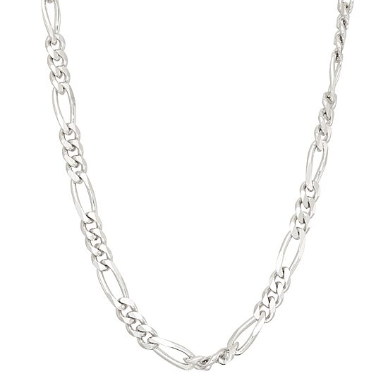 Unisex Adult Sterling Silver 18 Inch Link Necklace
