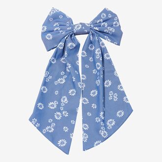 Arizona Floral Denim Hair Bow