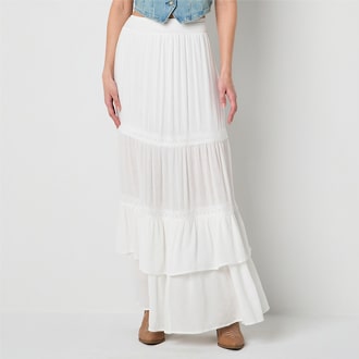 Arizona Womens Maxi Skirt Juniors