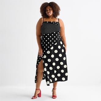 Ashley Graham Plus Slip Dress