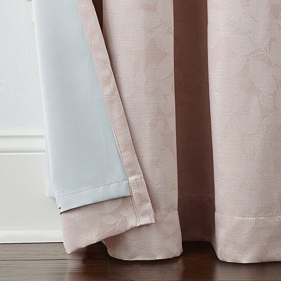 Liz Claiborne Zoe Leaf Bo Grommet Top Blackout Single Curtain Panel