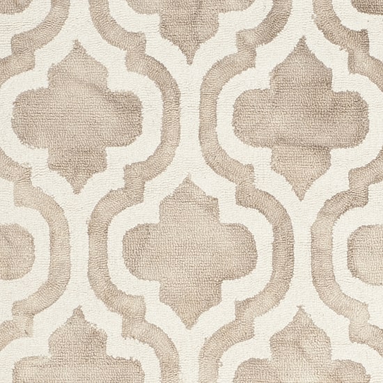 Safavieh Dip Dye Collection Elfrida Geometric Round Area Rug