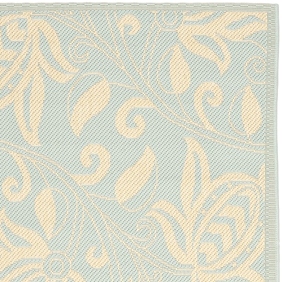 Safavieh Courtyard Collection Tarek Floral Indoor/Outdoor Area Rug