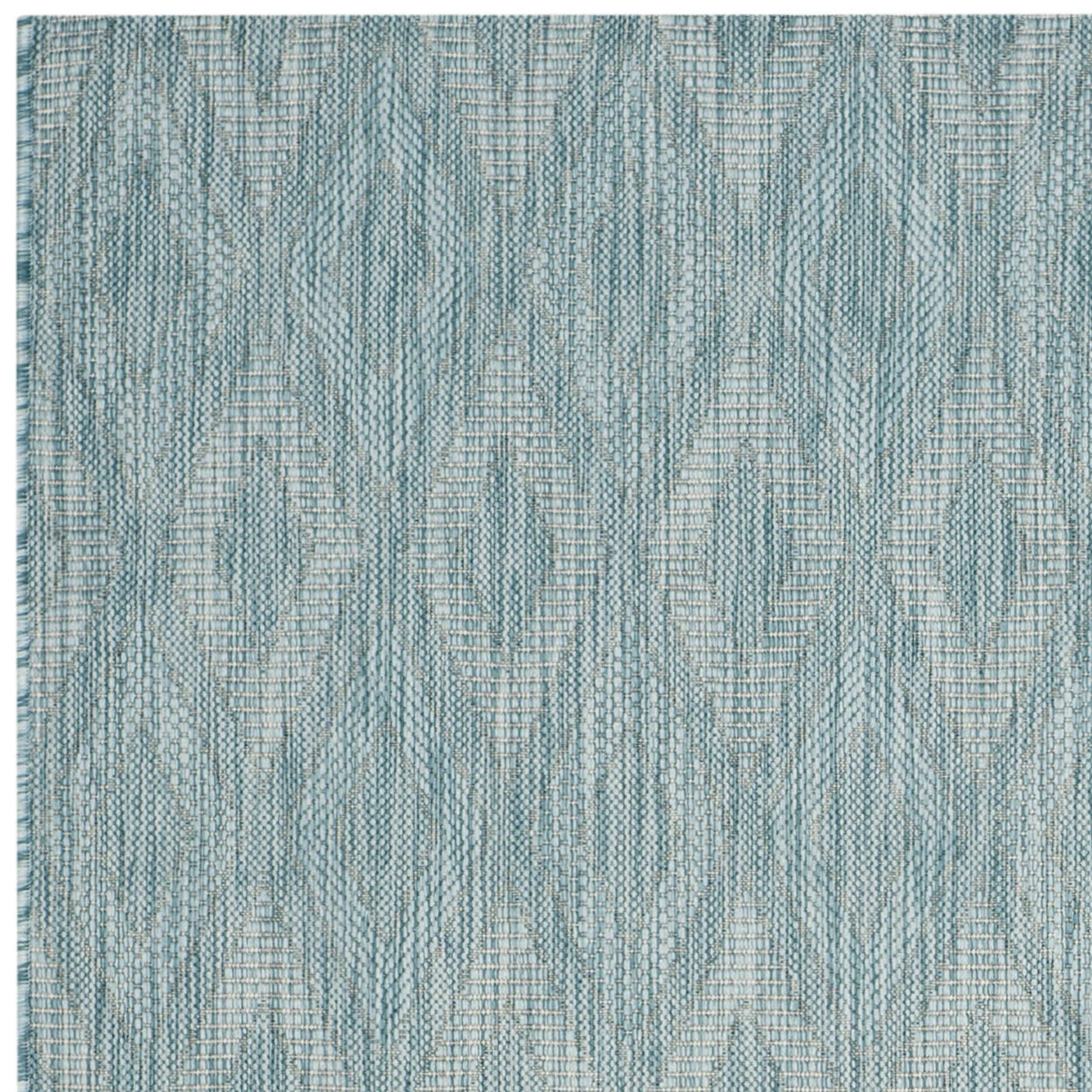 Safavieh Courtyard Collection Elisa Geometric Indoor/Outdoor Runner Rug