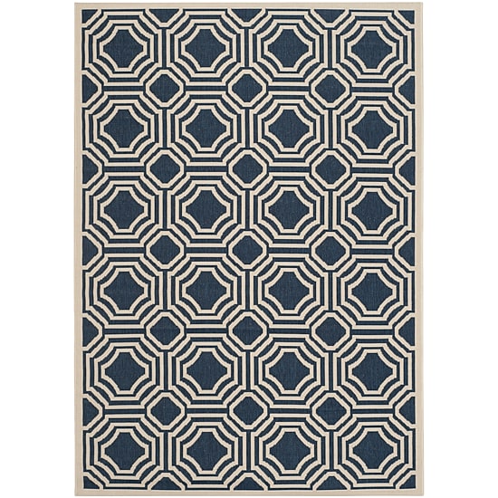 Safavieh Courtyard Collection Torma Geometric Indoor/Outdoor Area Rug