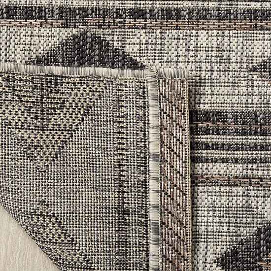 Safavieh Courtyard Collection Luana Geometric Indoor/Outdoor Runner Rug