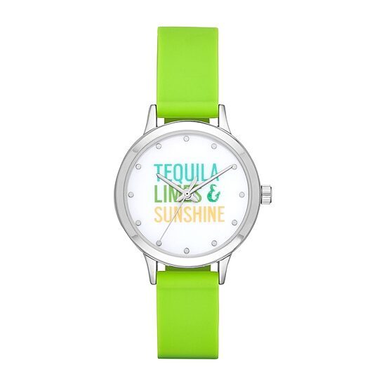 Womens Green Strap Watch Fmdbp001f