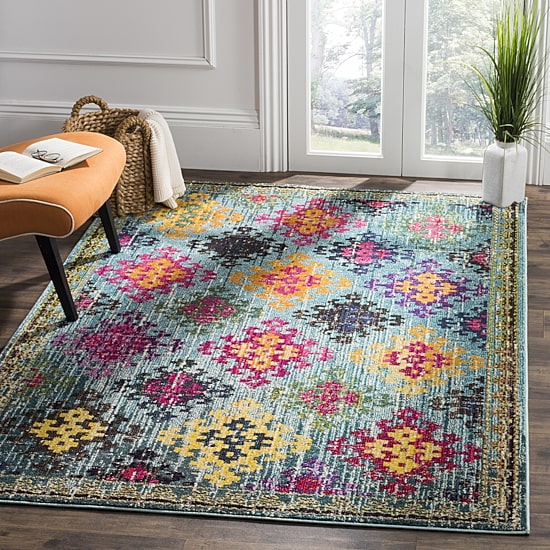 Safavieh Monaco Collection Flint Geometric Area Rug