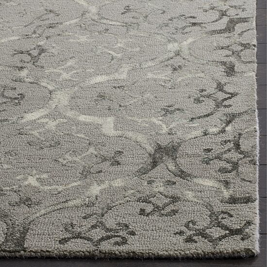 Safavieh Dip Dye Collection Aniyah Damask Round Area Rug