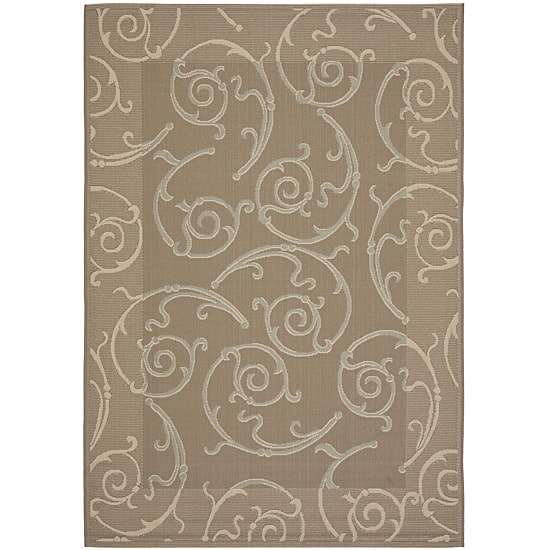 Safavieh Courtyard Collection Hoyt Floral Indoor/Outdoor Area Rug