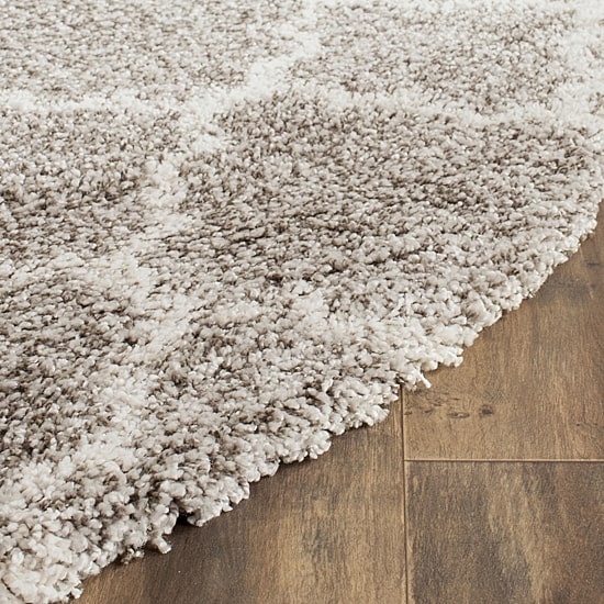 Safavieh Hudson Shag Collection Synthia Geometric Round Area Rug