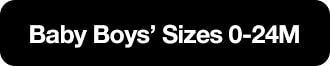 baby boys  sizes 0-24