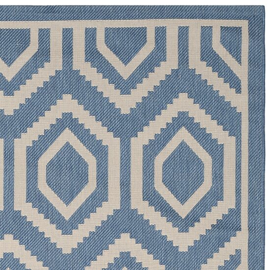 Safavieh Courtyard Collection Carmella Geometric Indoor/Outdoor Square Area Rug