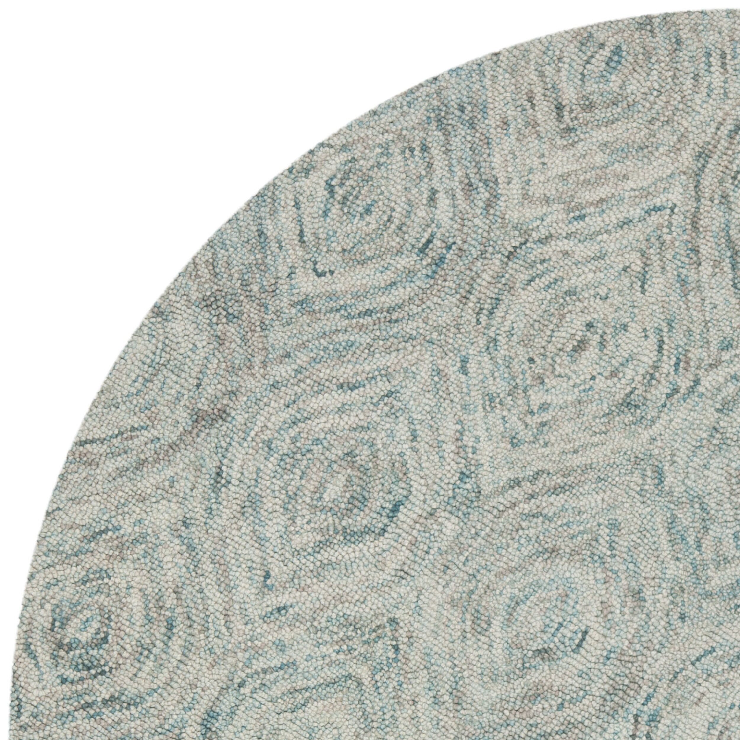Safavieh Ikat Collection Cheshunt Geometric Round Area Rug