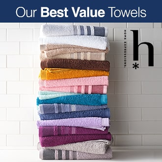 best value towel blue