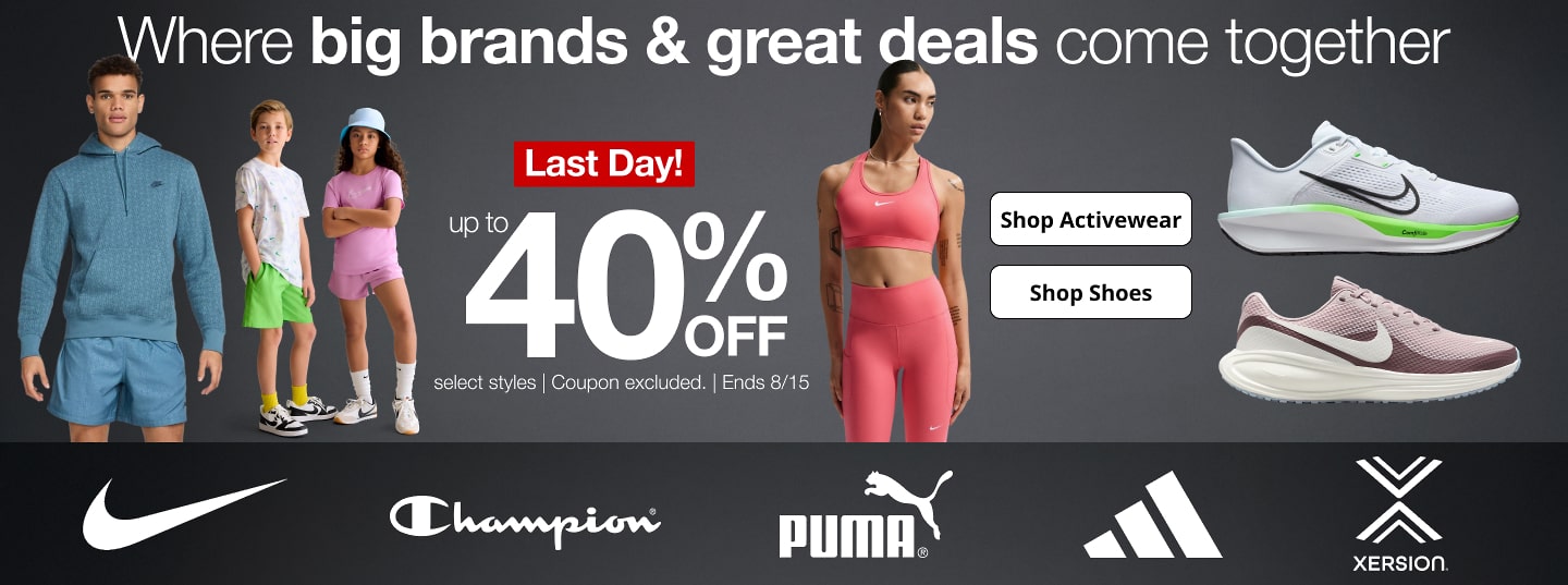 big brands and great deals