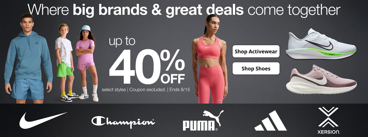 big brands and great deals