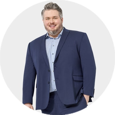 jcpenney mens tall dress shirts JCPenney Shirt Mens 3XL Tall Button Up Long Sleeve Blue Black Check Pocket  3XLT