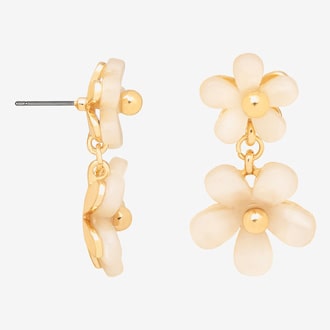 Bijoux Bar Flower Drop Earrings