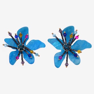 Bijoux Bar Flower Drop Earrings
