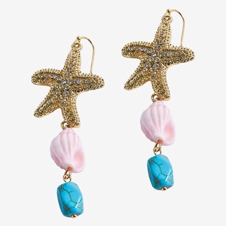 Bijoux Bar Womens Drop Earrings