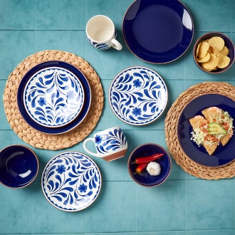 Blue Dinnerware