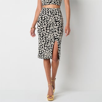 Bold Elements Midi Pencil Skirt
