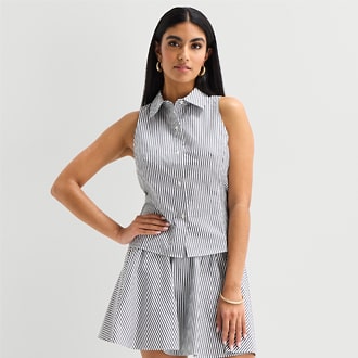 Bold Elements Womens Sleeveless Blouse