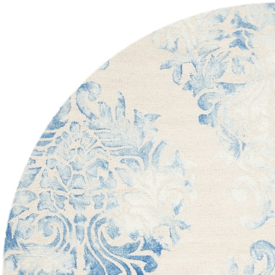 Safavieh Dip Dye Collection Collin Floral Round Area Rug