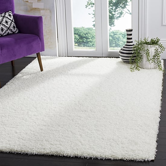 Safavieh Laguna Shag Collection Claes Solid Area Rug