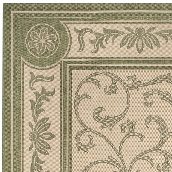 Safavieh Courtyard Collection Miah Floral Indoor/Outdoor Area Rug