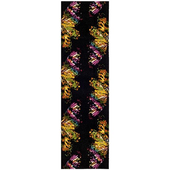 Safavieh Phyliss Abstract Shag Rectangular Runner