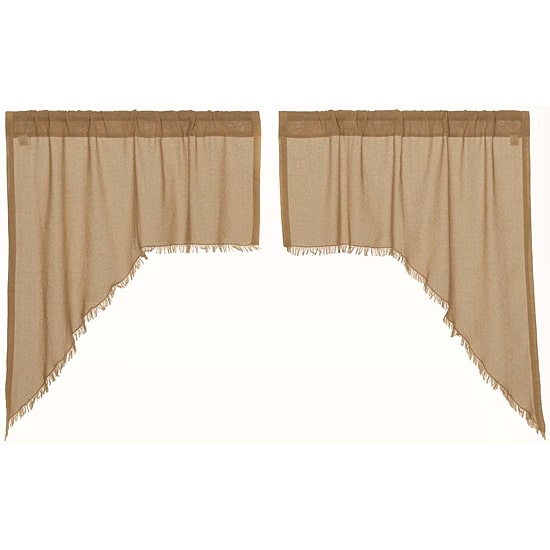 Tobacco Cloth Multi-Pack Rod Pocket Swag Valance