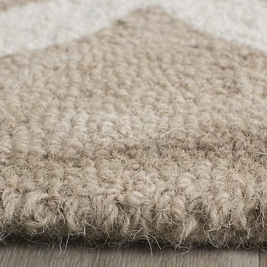 Safavieh Dip Dye Collection Elfrida Geometric Round Area Rug