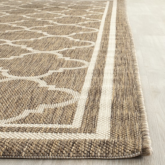 Safavieh Courtyard Collection Crispian Geometric Indoor/Outdoor Area Rug