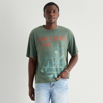 Camp Crystal Mens Graphic T-Shirt