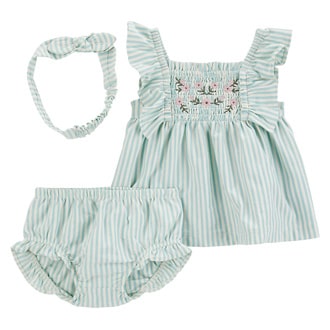 Carter's Baby Girls 3-pc. Short Set