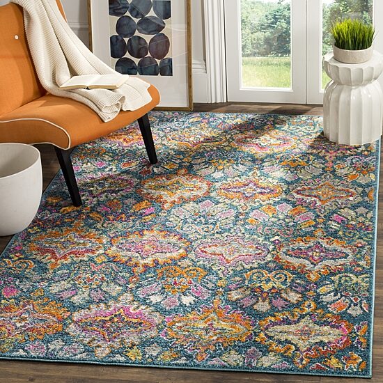 Safavieh Madison Collection Alina Geometric Square Area Rug