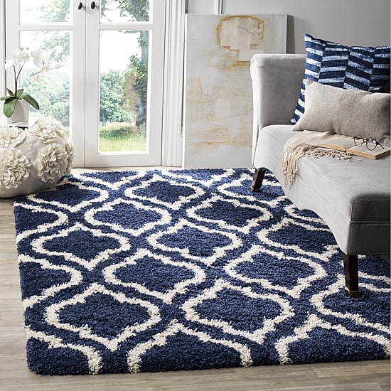 Safavieh Hudson Shag Collection Toireasa Geometric Square Area Rug