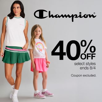 Champion. 40 percent off