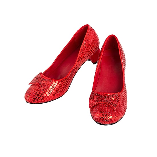 Little & Big Kid Girls Red Sequin Pumps The Wizard of Oz 2-pc. Costume Footwear